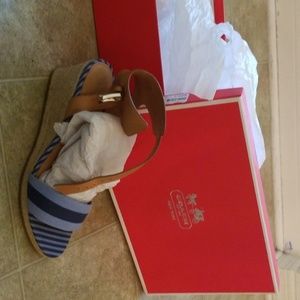 Brand new never worn coach heels